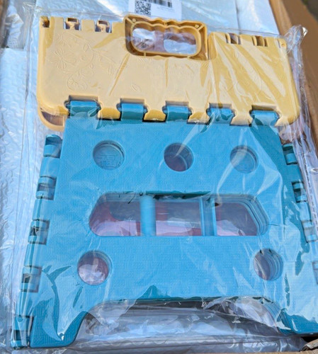 Blue plastic folding - blue,