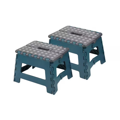 Folding step stools - in.,