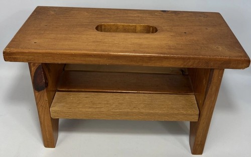 Vintage wood step - step, with