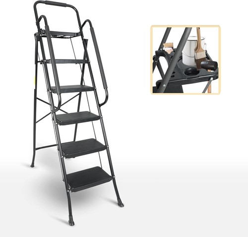 Step non slip stool ladder - 5, non-slip