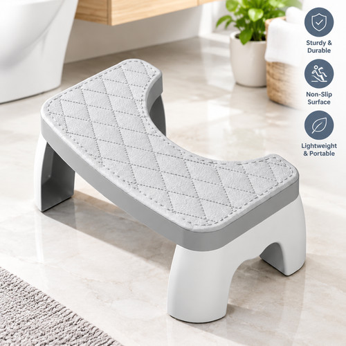 Non slip toilet step - non-slip, stool