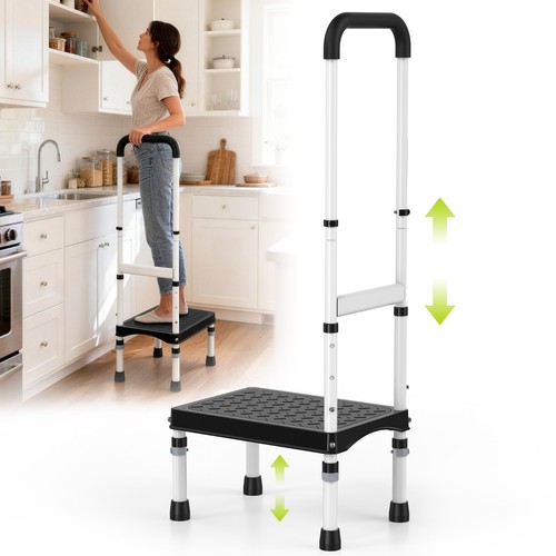 Step stool with - stool, for