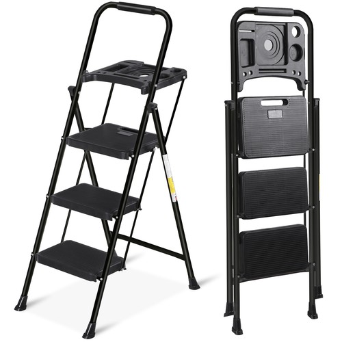 Step ladder with tool - step,