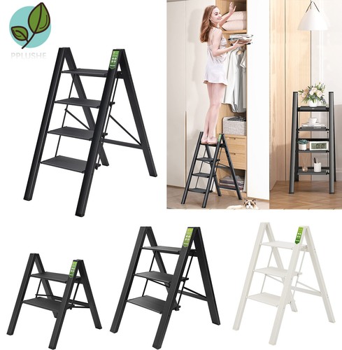 Fold step stool with metal - with,