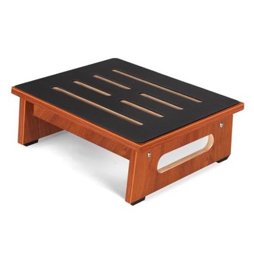 Brown non slip one - step, stool