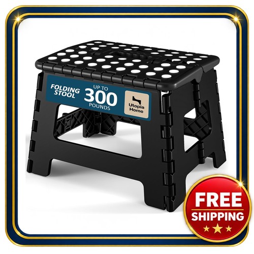 Folding step stool inch - folding, 9