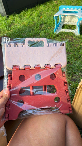 Kids folding plastic step - folding,